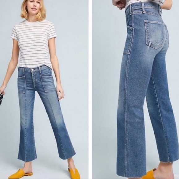 McGuire Denim Denim - Mcguire Bad lier flare cropped jean Sz 26 Button Fly